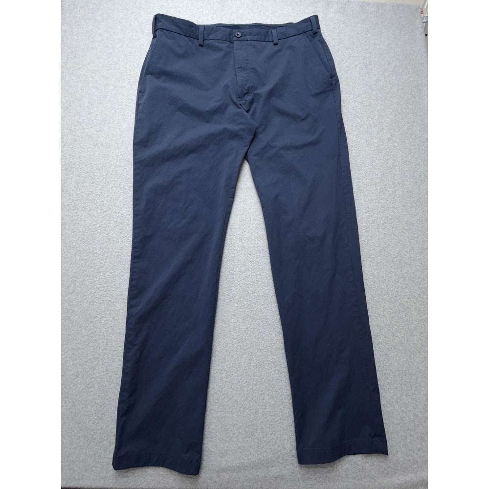 Vineyard Vines On The Go Pants Mens 40x32‎ Blue Stretch Chino Casual Workwear
